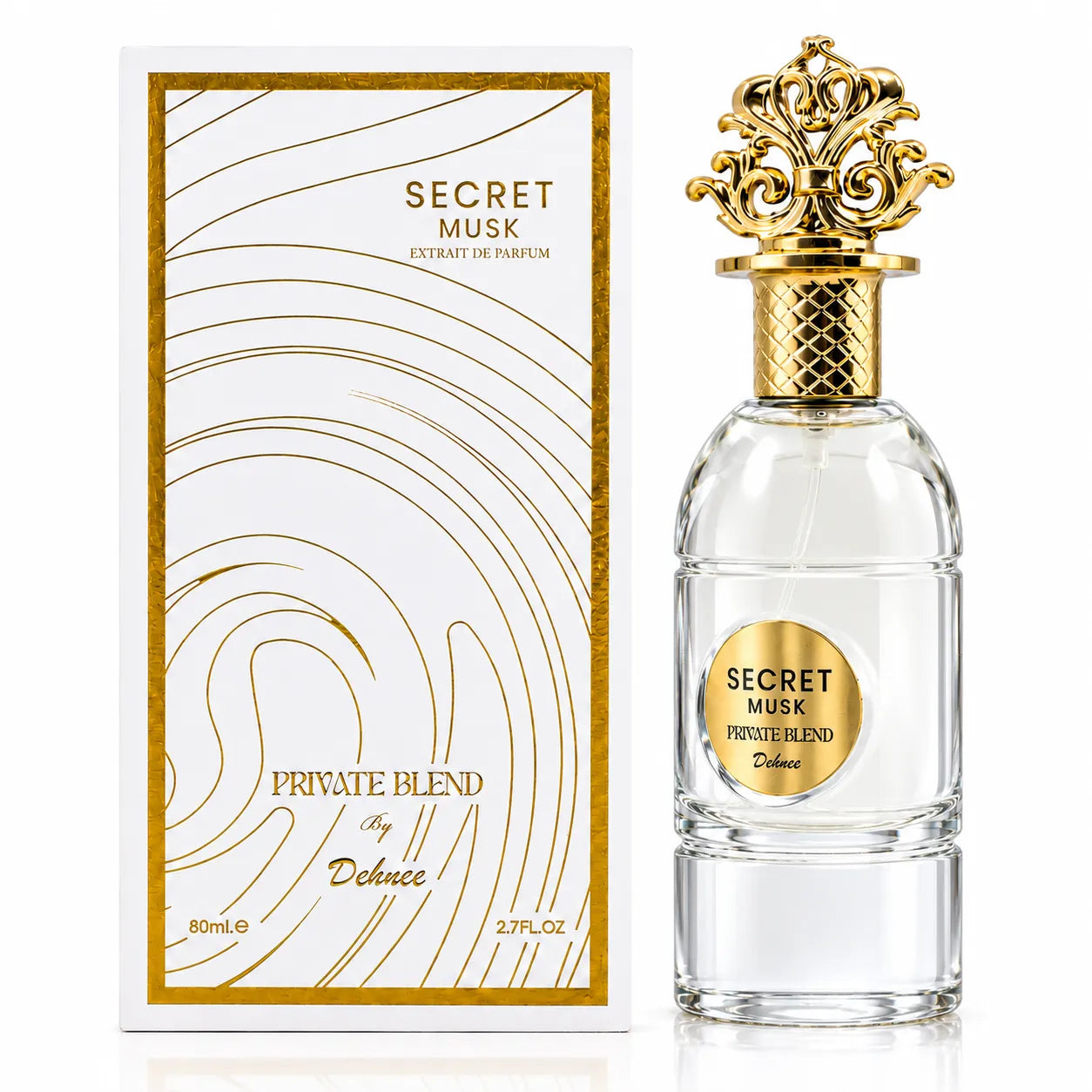 Secret Musk Eau de Parfum 80ml – Luxury Unisex Fragrance with a Soft, Warm & Sensual Musk Scent