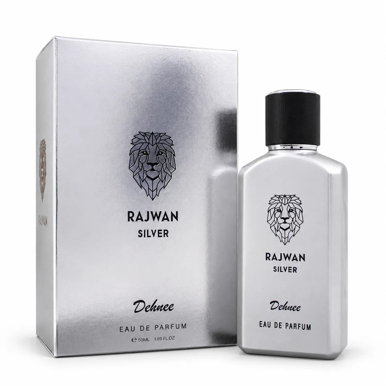 Rajwan Silver Eau de Parfum – Spicy Tobacco & Vanilla Scent | Bold & Confident