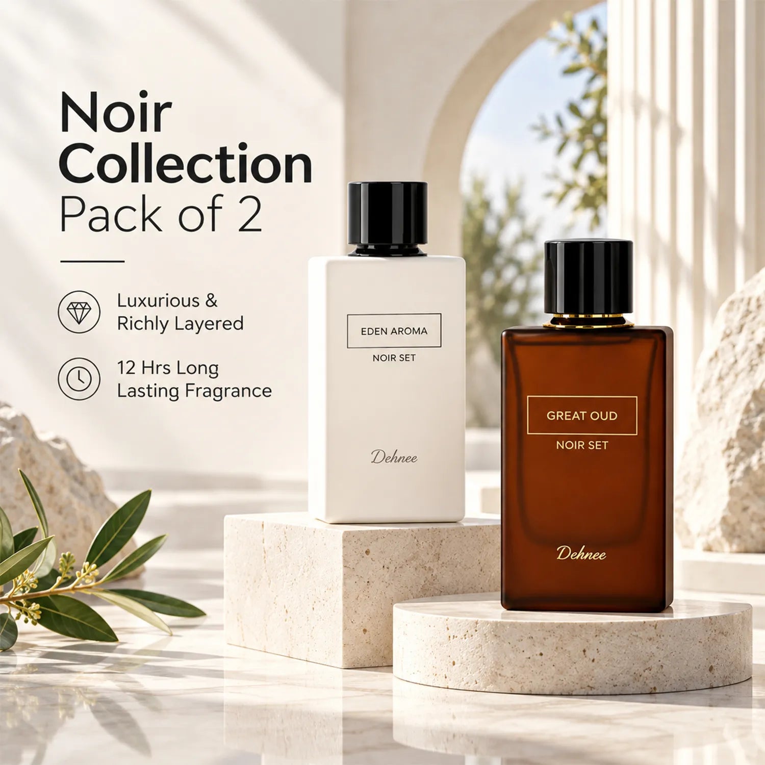 Noir Set Collection | Eden Aroma & Great Oud Premium Fragrance Duo