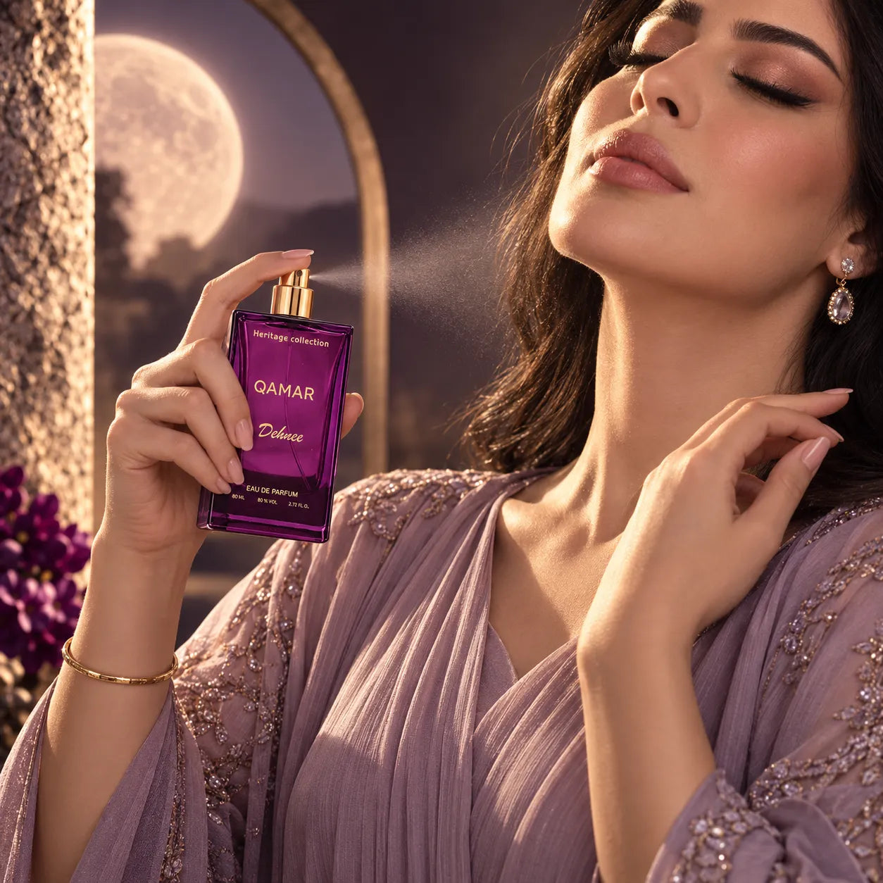 Qamar – Oud, Leather & Amber Eau de Parfum (Long-Lasting)