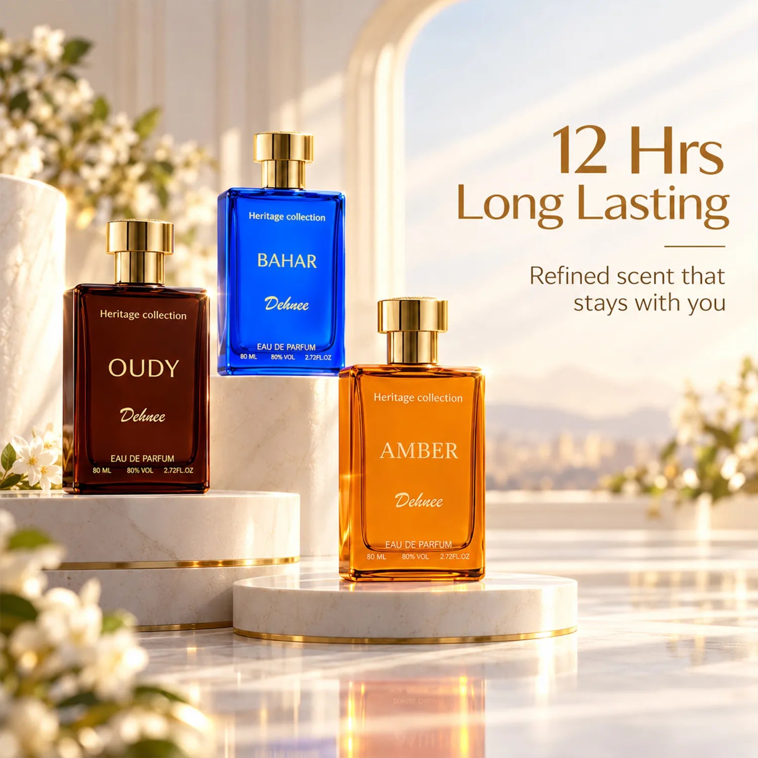 Heritage Collection Combo Pack | Nujoom, Bahar, Qamar, Al Majlis, Amber & Oudy Luxury Perfume Set