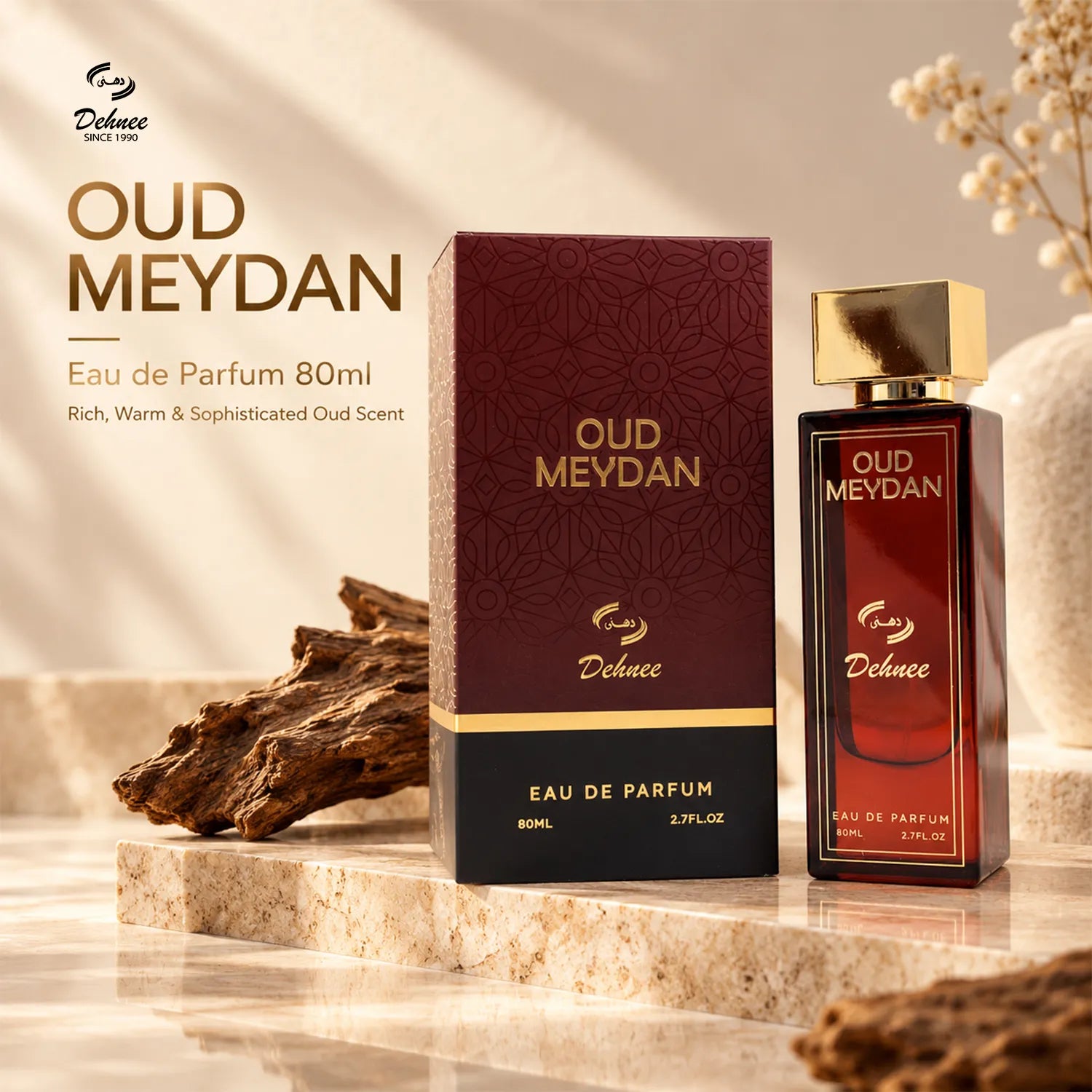 Oud Meydan Eau de Parfum 80ml – Luxury Unisex Fragrance with a Rich, Warm & Sophisticated Oud Scent
