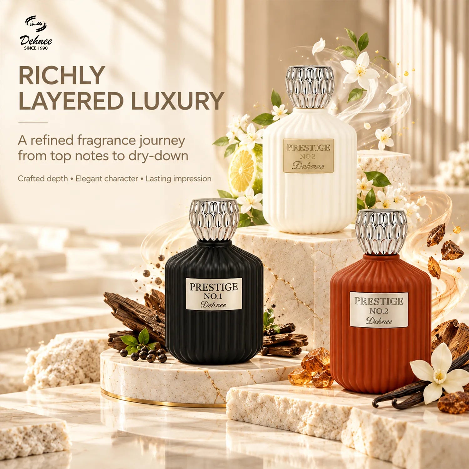 Prestige Collection Combo Pack | Prestige 1, Prestige 2 & Prestige 3 Luxury Perfume Set