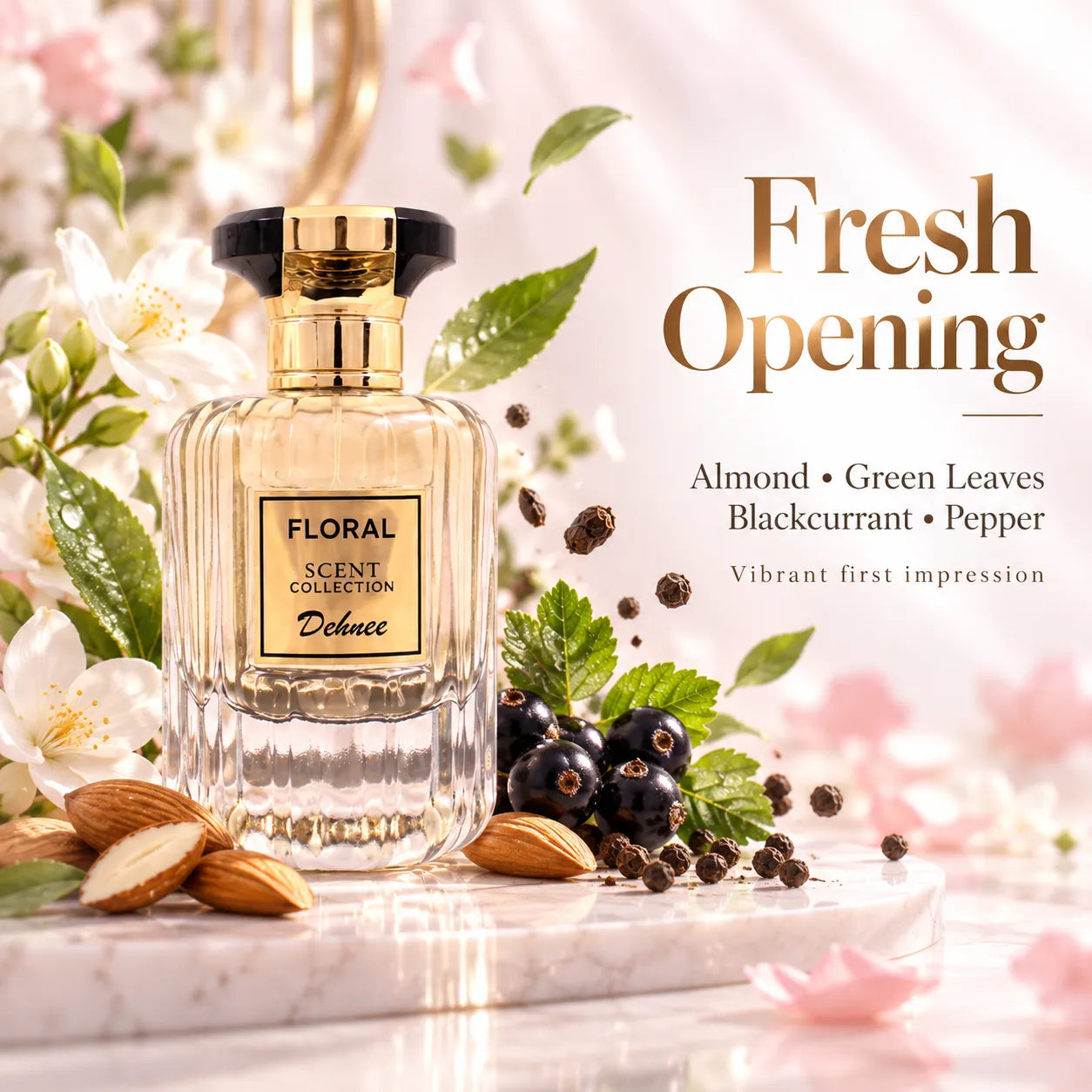 Floral Eau de Parfum 100ml | Jasmine Tuberose Women's Perfume | Dehnee UAE