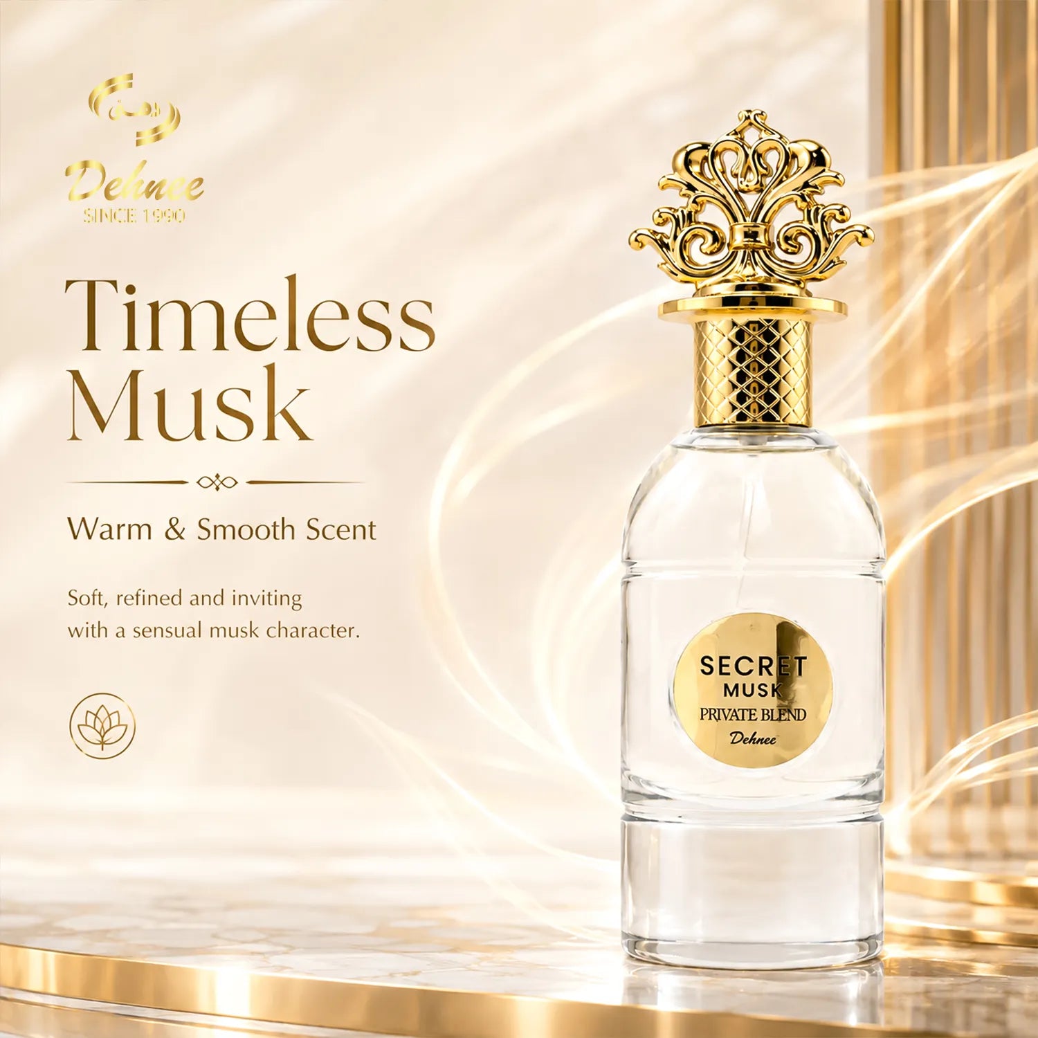 Secret Musk Eau de Parfum 80ml – Luxury Unisex Fragrance with a Soft, Warm & Sensual Musk Scent