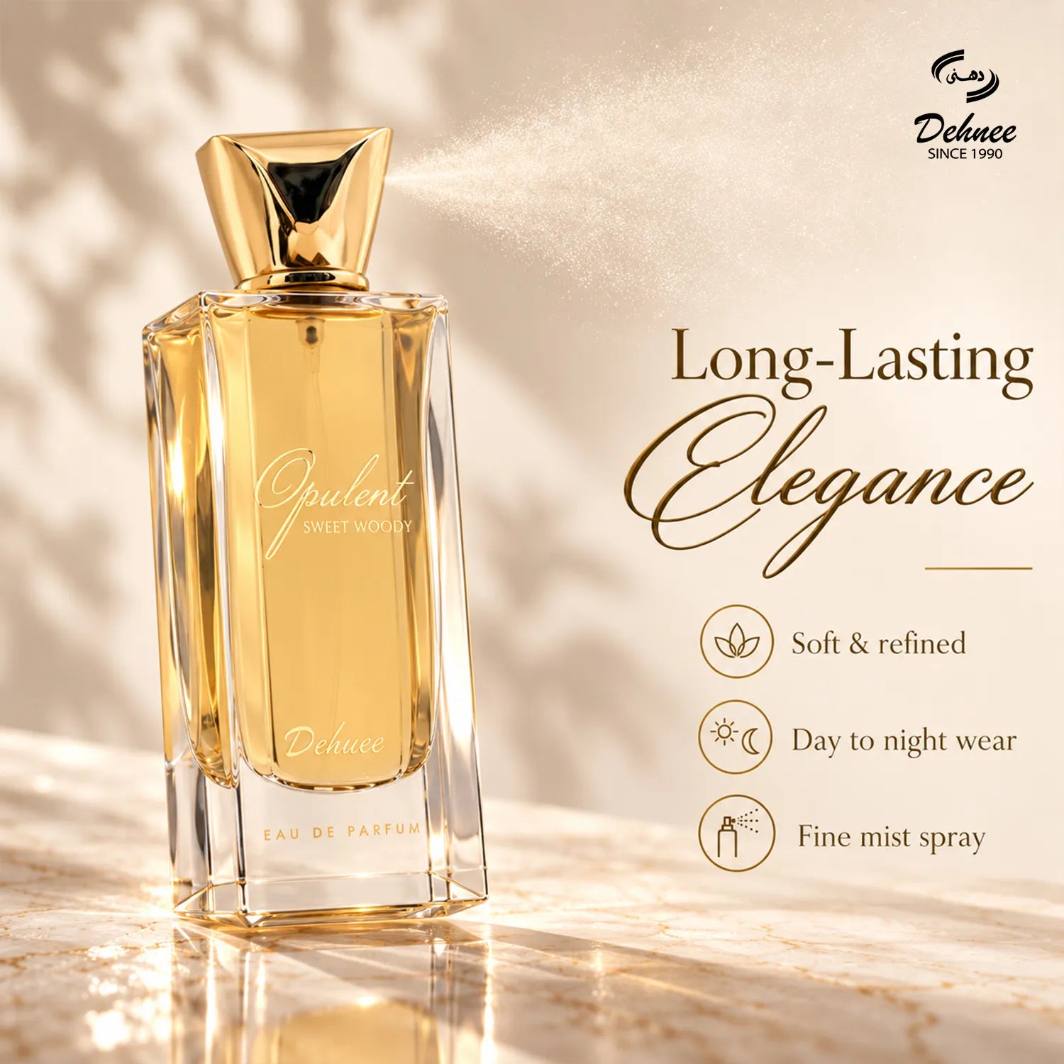 Opulent Sweet Woody Eau de Parfum 80ml – Luxury Sweet & Woody Fragrance