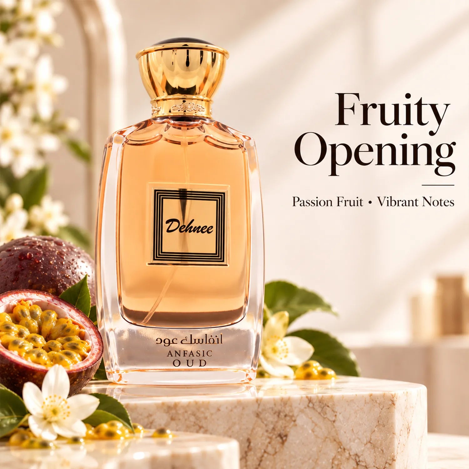 Anfasic Oud Eau de Parfum – Fruity Oud, Saffron & Amber Luxury