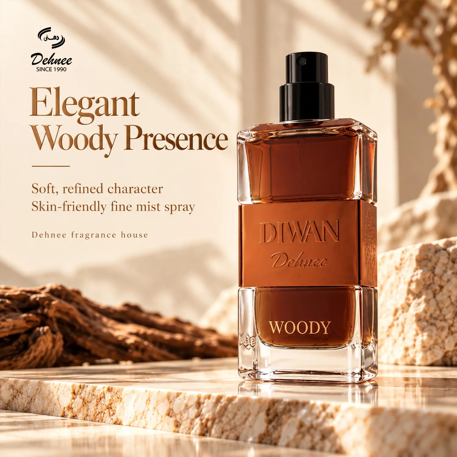 Diwan Woody Eau de Parfum 100ml – Luxury Unisex Woody Fragrance