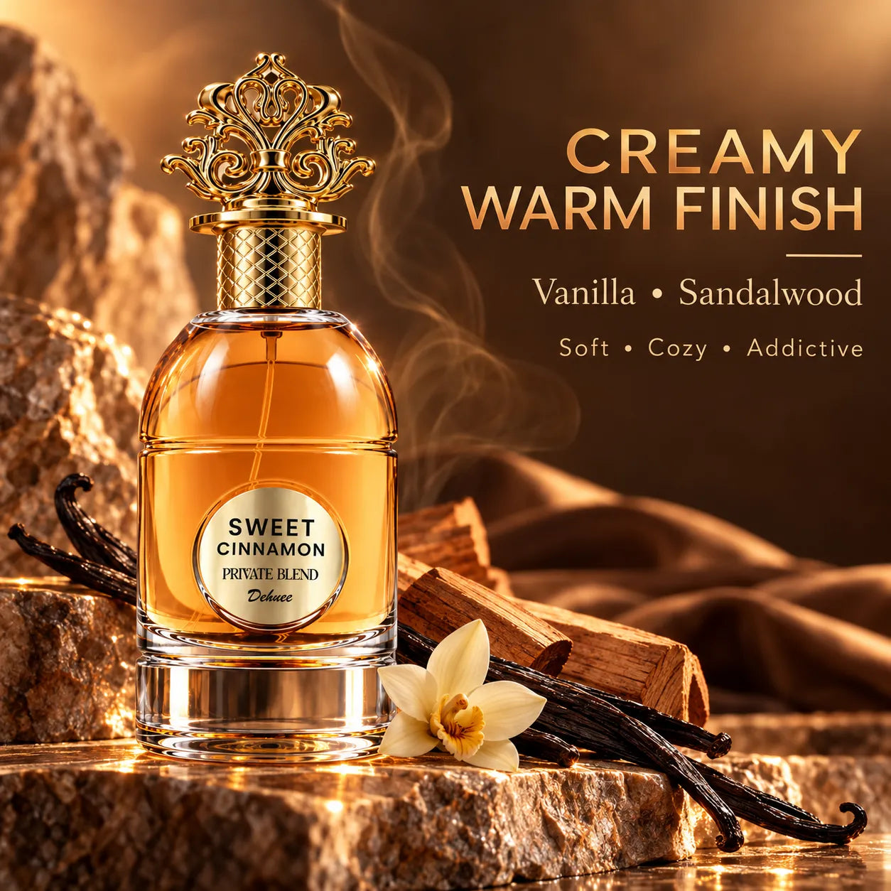Sweet Cinnamon Eau de Parfum – Warm Cinnamon, Cognac & Vanilla Gourmand