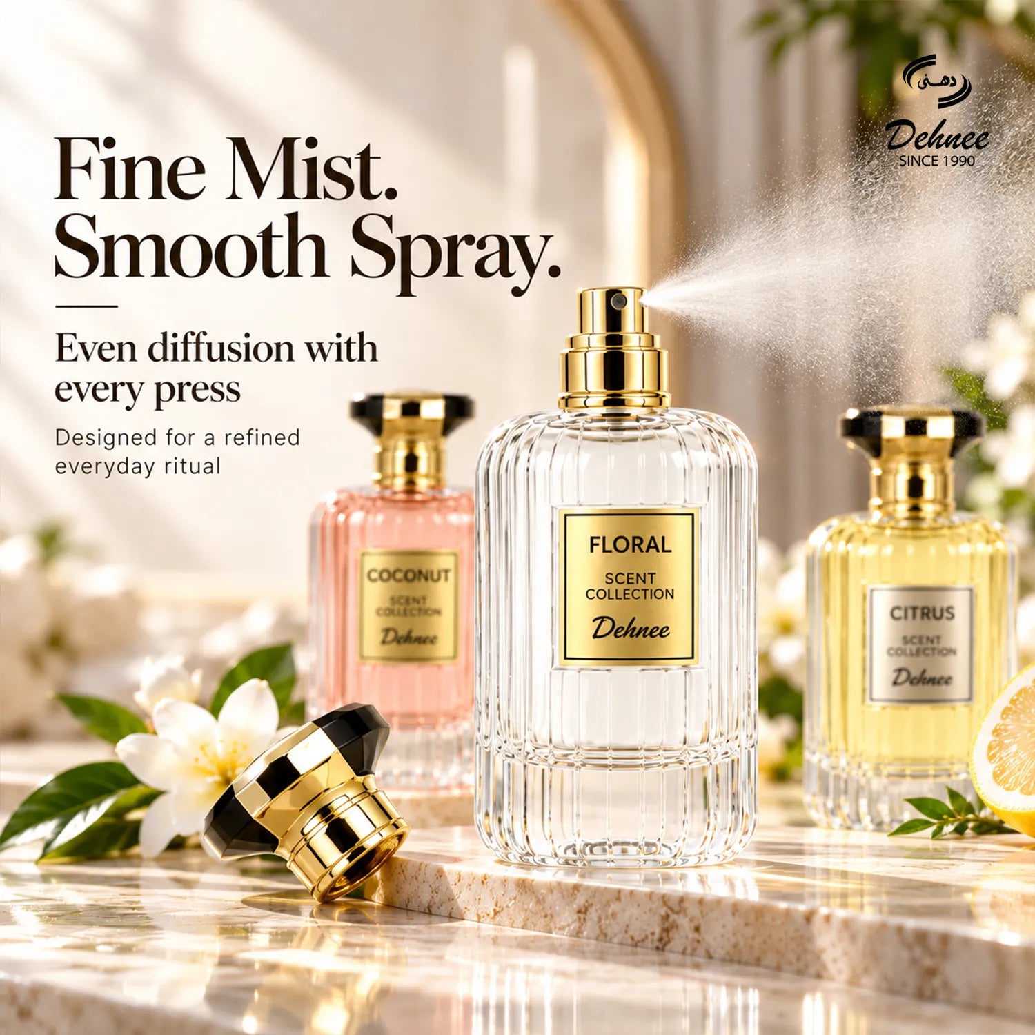 Fresh Scent Collection Combo Pack | Fresh, Citrus, Floral & Coconut Premium Fragrance Set