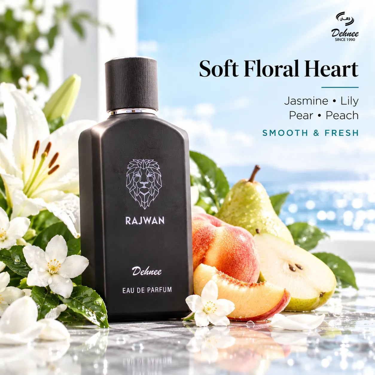 Rajwan Black Eau de Parfum – Fresh Citrus & Aquatic Scent for Men | Energize Your Day