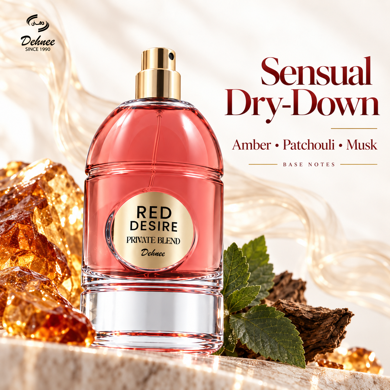 Red Desire Eau de Parfum – Fruity Floral Heat with Musky Depth