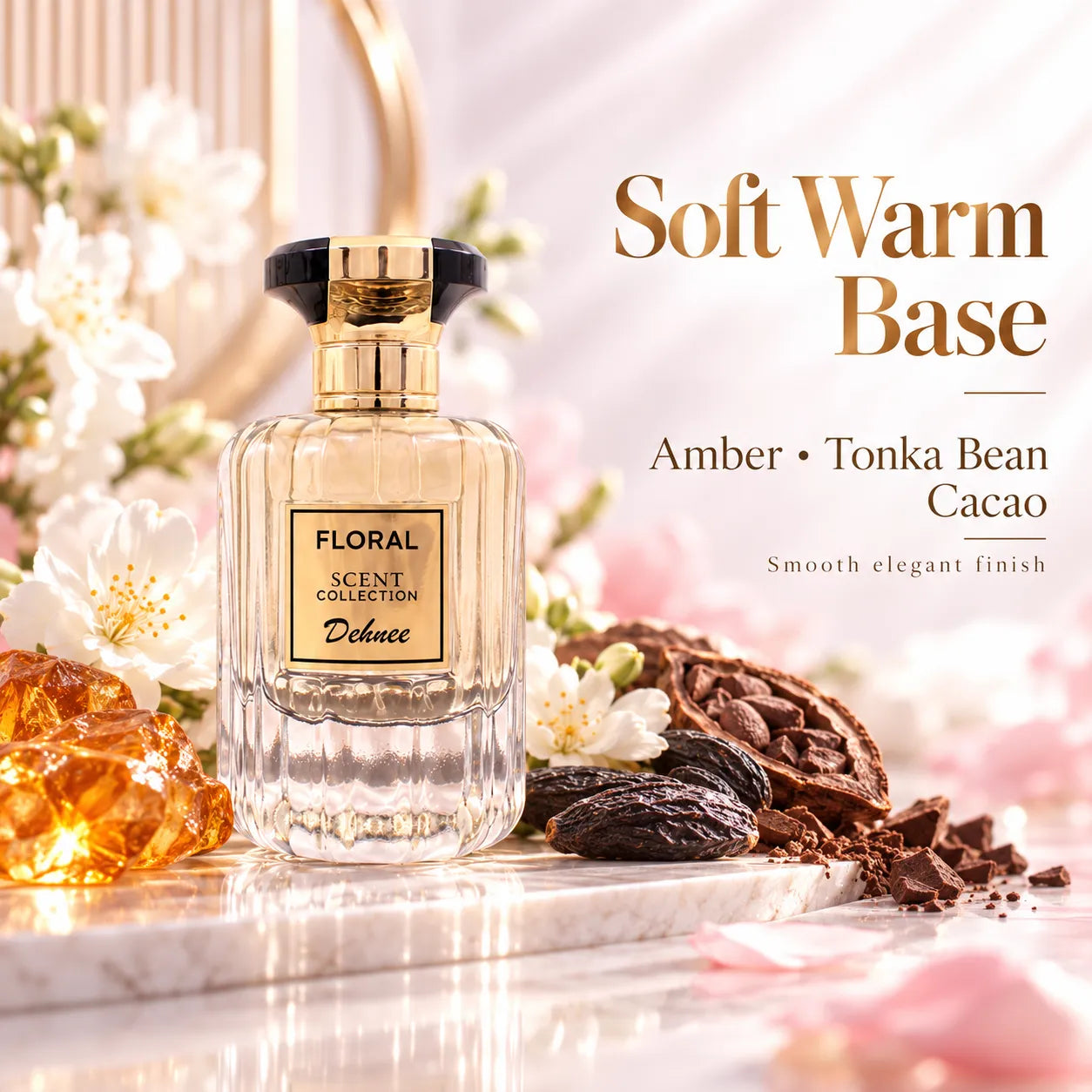 Floral Eau de Parfum 100ml | Jasmine Tuberose Women's Perfume | Dehnee UAE