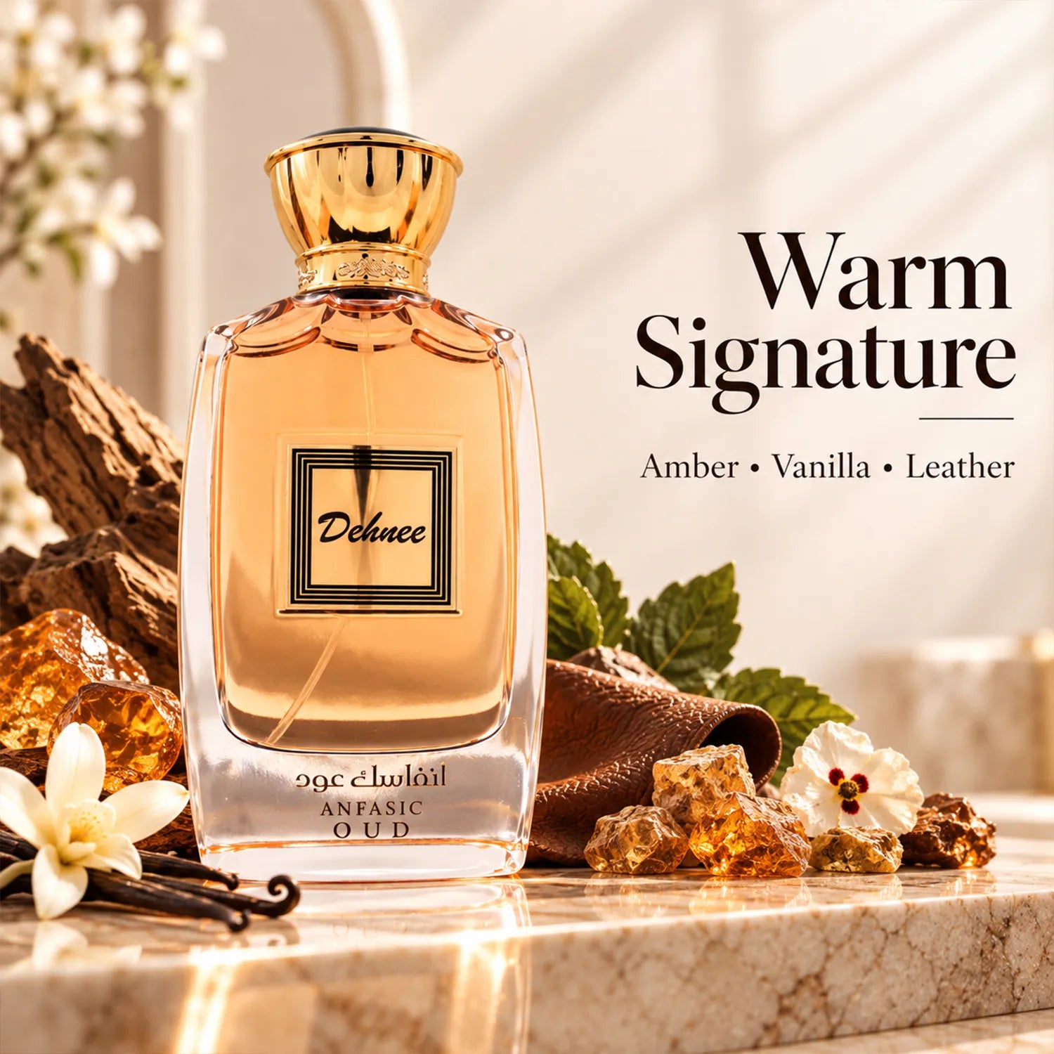 Anfasic Oud Eau de Parfum – Fruity Oud, Saffron & Amber Luxury