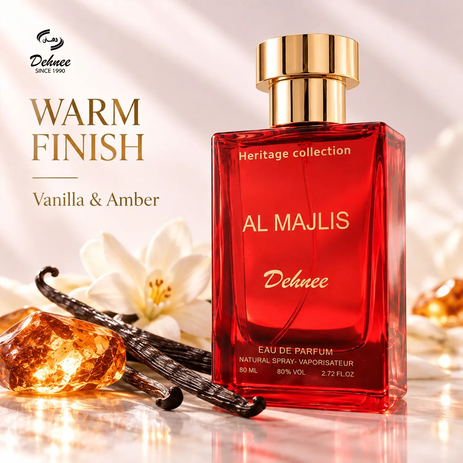 Al Majlis – Floral Vanilla & Amber Eau de Parfum