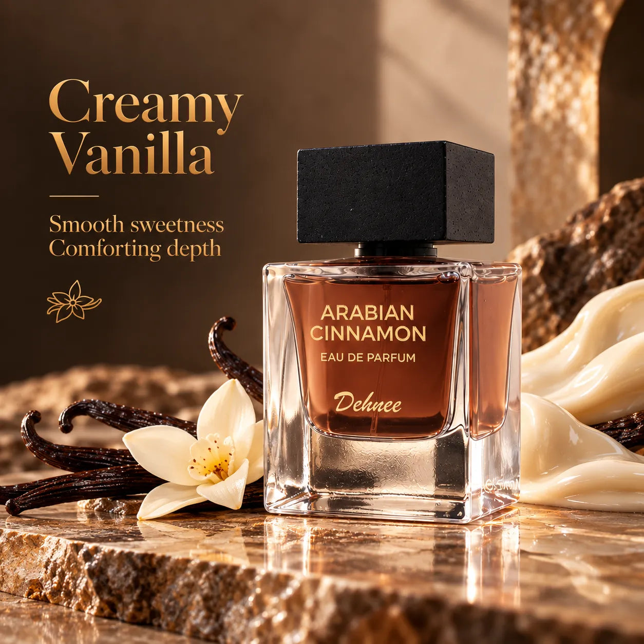 Arabian Cinnamon Eau de Parfum 65ml – Luxury Unisex Long-Lasting Oriental Spicy Fragrance with Warm Cinnamon & Woody Notes-