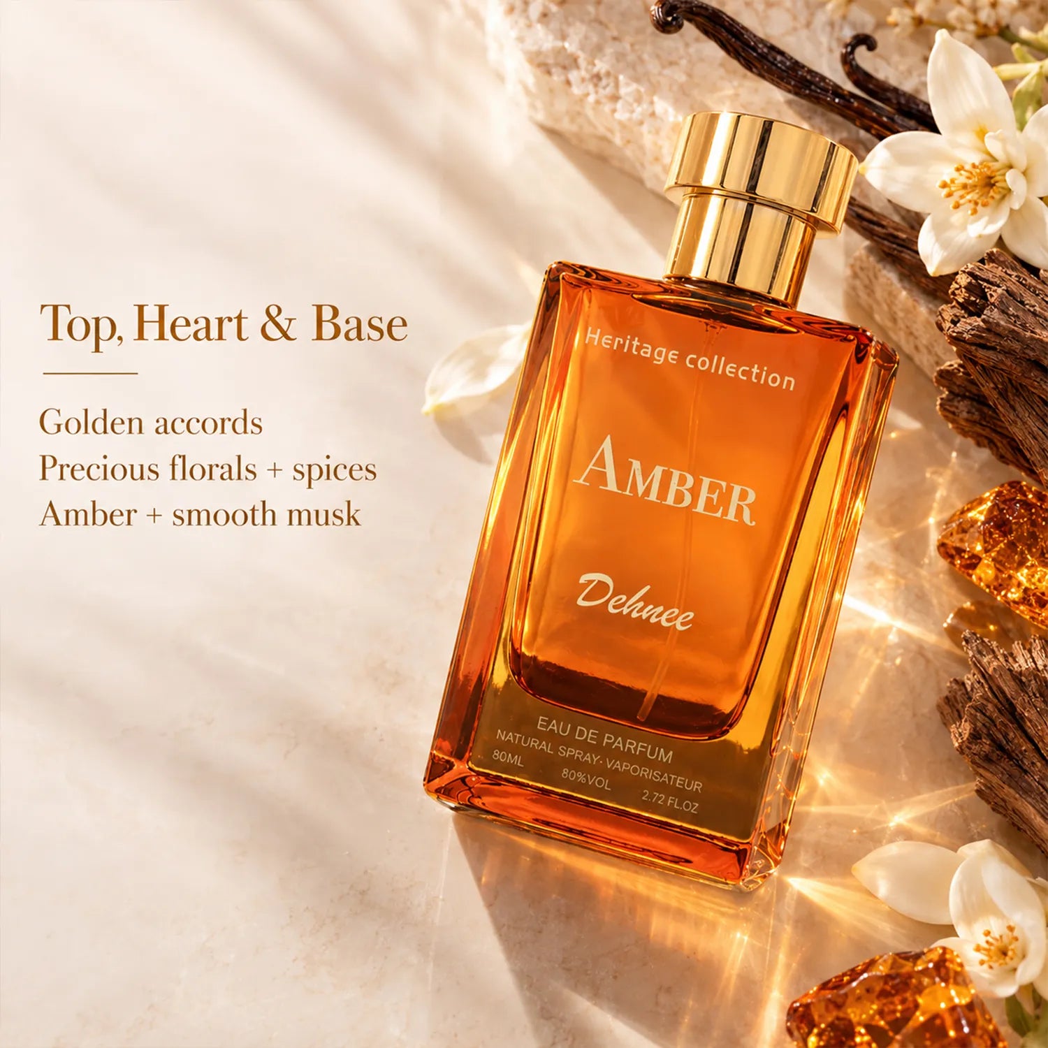 Amber – Warm Spicy Vanilla & Sandalwood Eau de Parfum