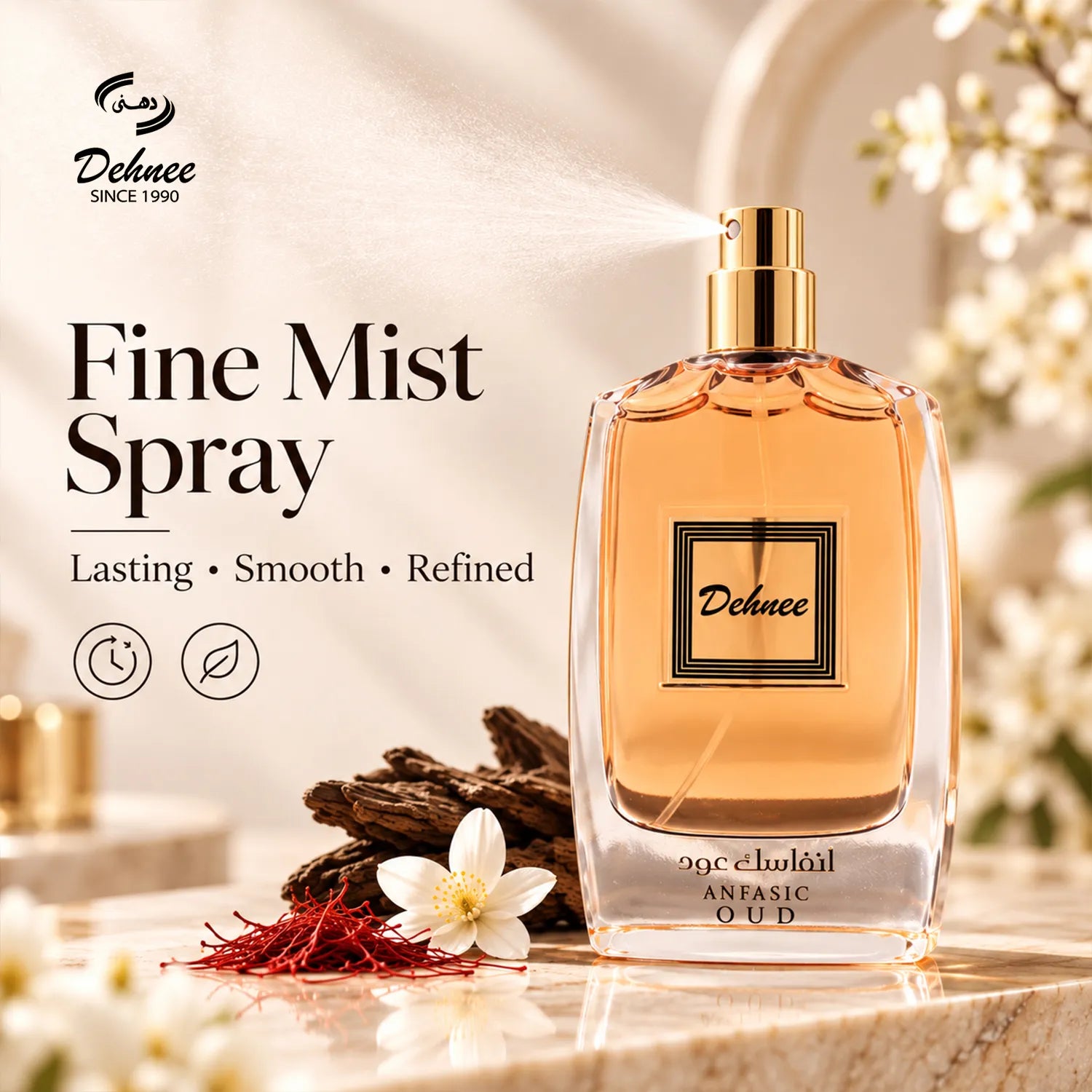 Anfasic Oud Eau de Parfum – Fruity Oud, Saffron & Amber Luxury