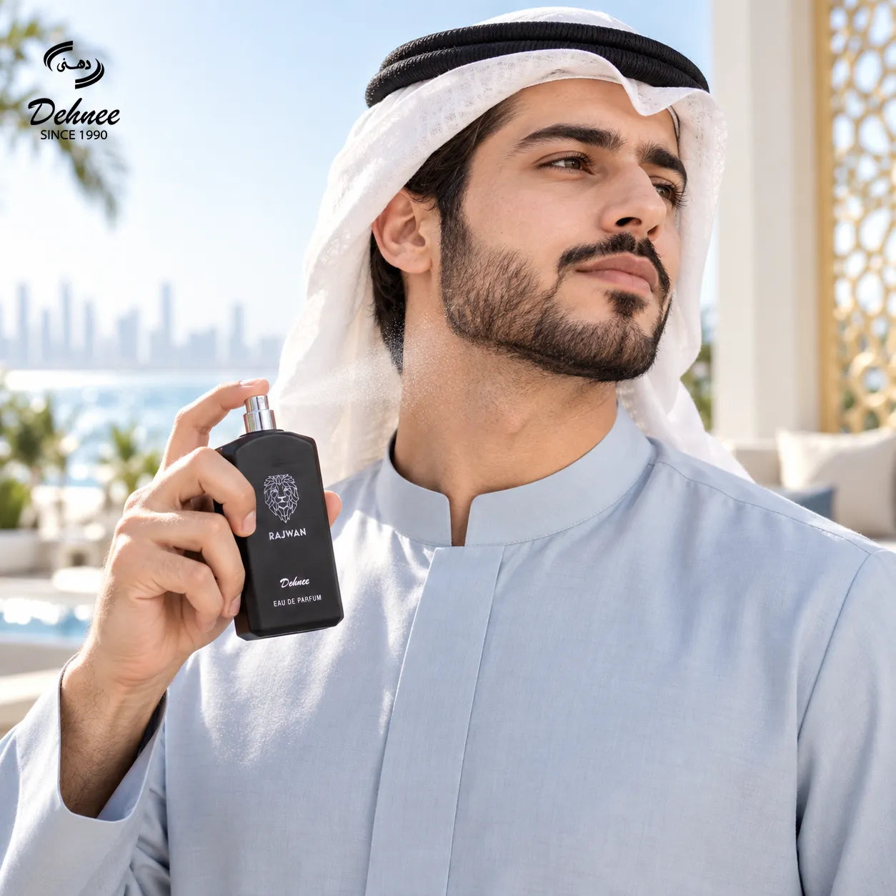 Rajwan Black Eau de Parfum – Fresh Citrus & Aquatic Scent for Men | Energize Your Day