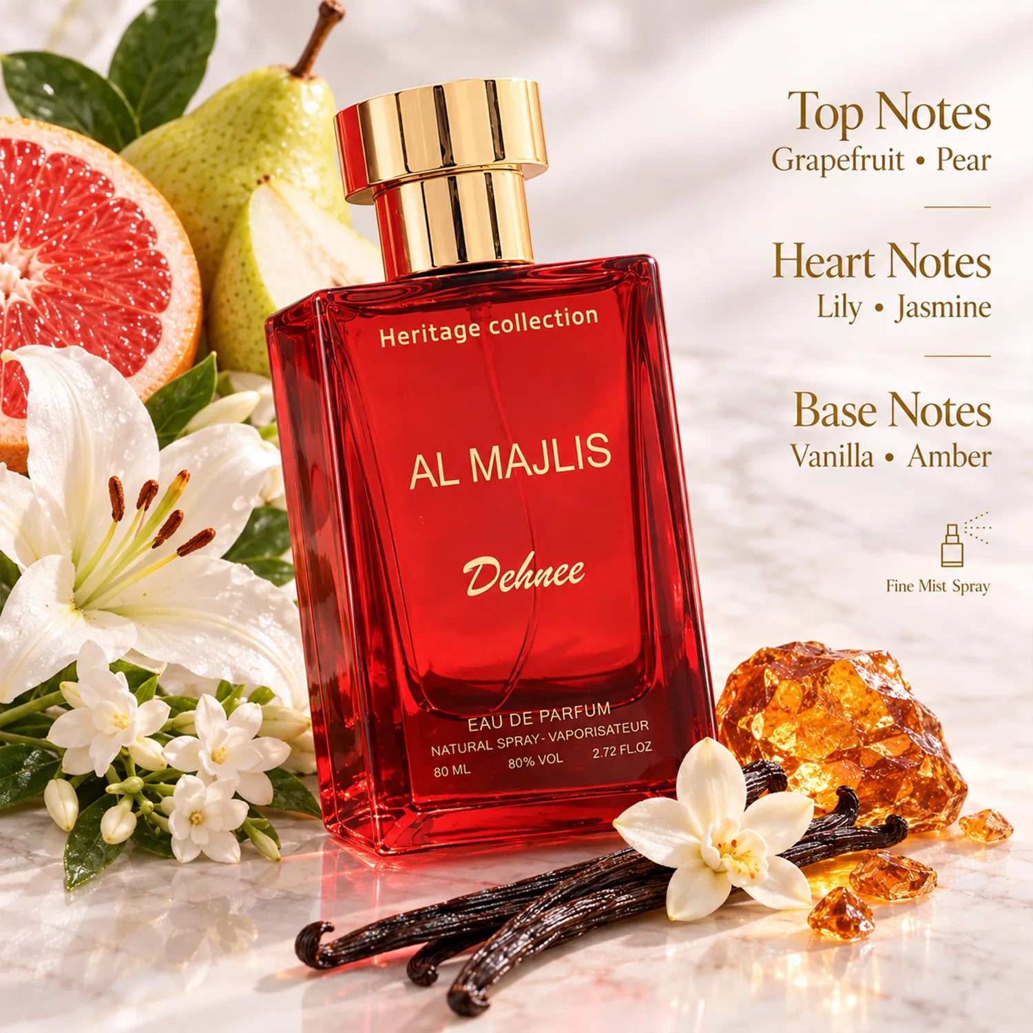 Al Majlis – Floral Vanilla & Amber Eau de Parfum