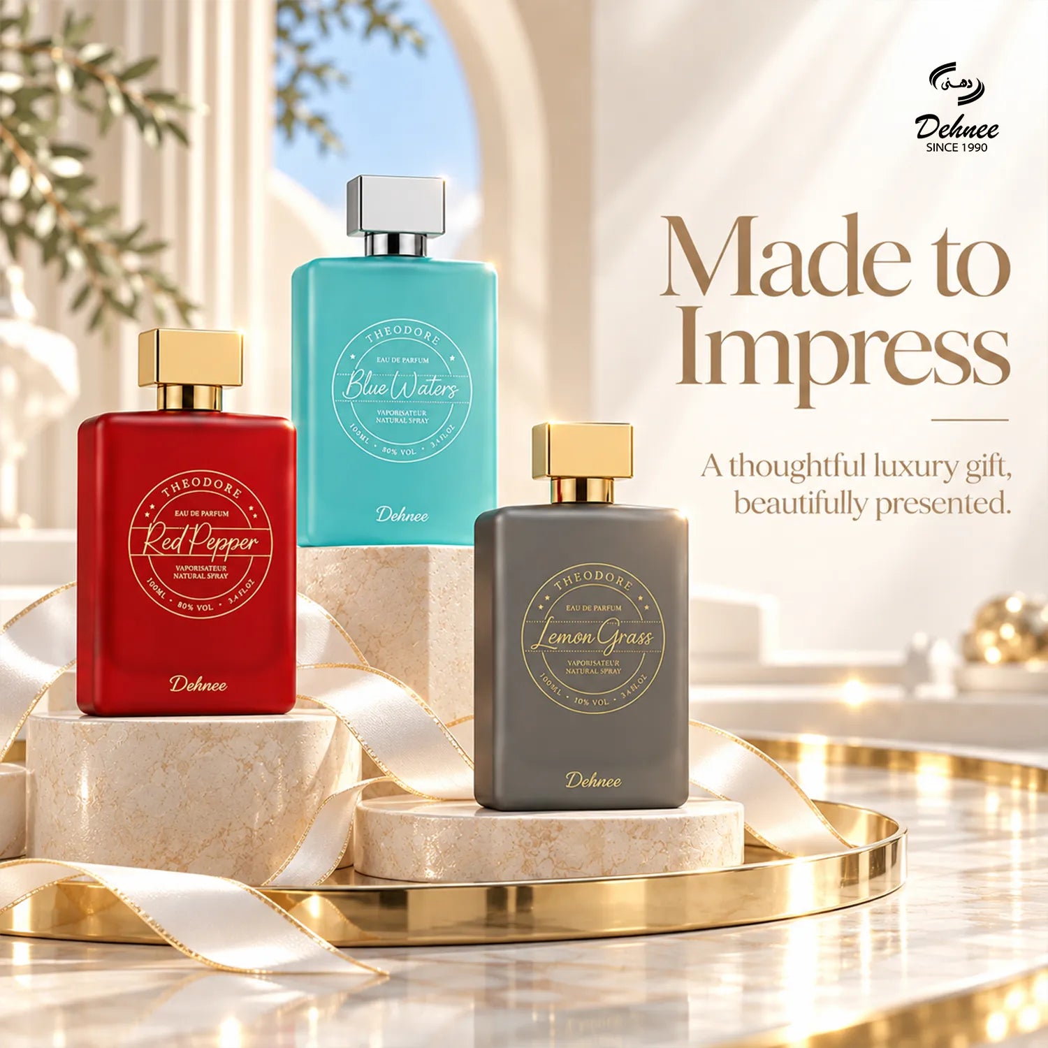 The Odore Collection Combo Pack | Blue Water, Red Pepper & Lemon Grass Fragrance Set