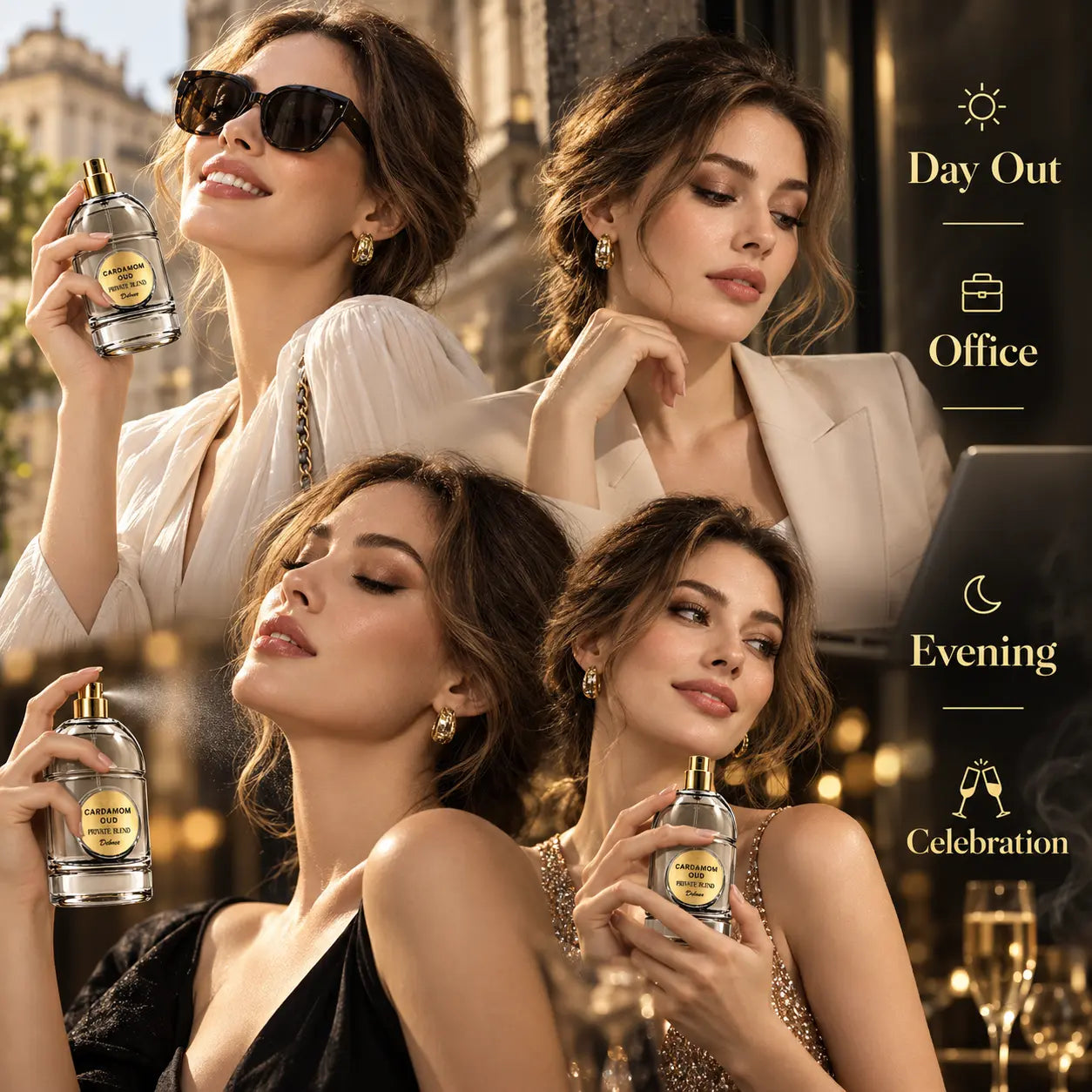 Cardamom Oud  Eau de Parfum 80ml – Luxury Spiced Oud Fragrance | Rich, Warm & Sophisticated Scent