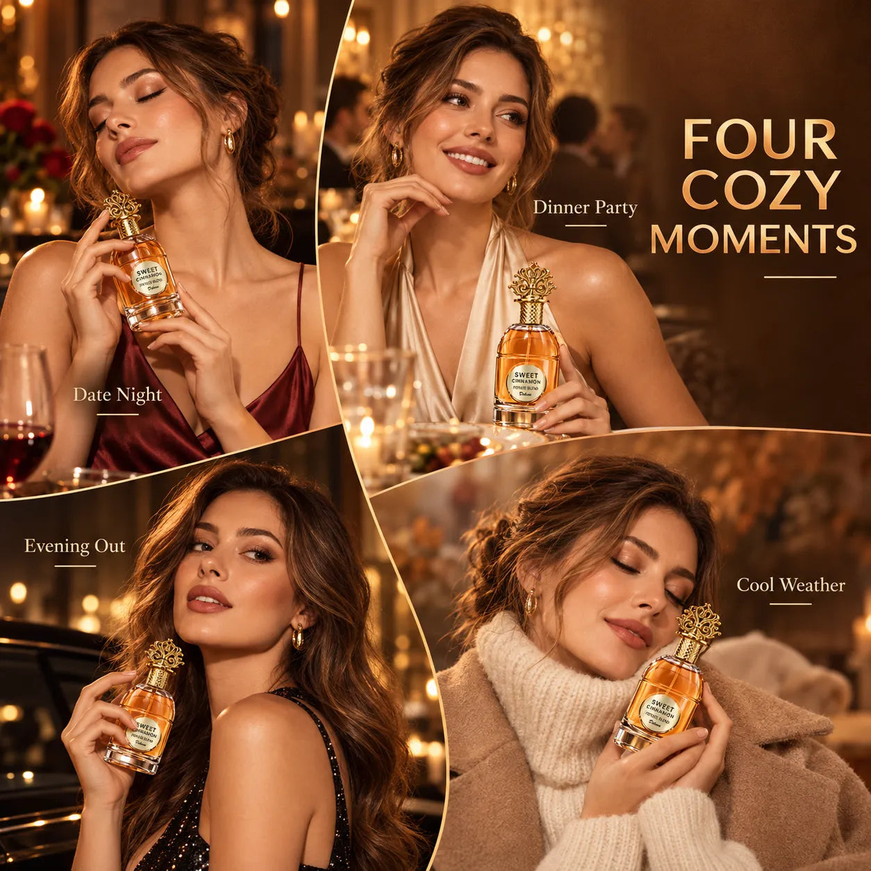 Sweet Cinnamon Eau de Parfum – Warm Cinnamon, Cognac & Vanilla Gourmand