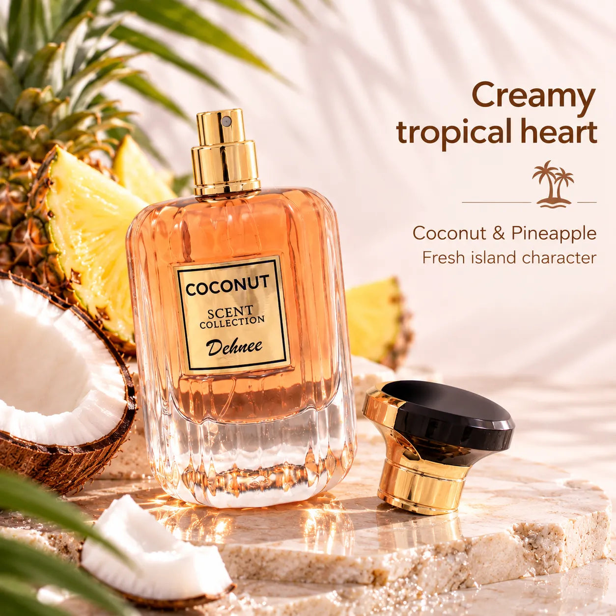 Coconut Eau de Parfum 100ml | Tropical Orchid & Vanilla Perfume | Dehnee UAE