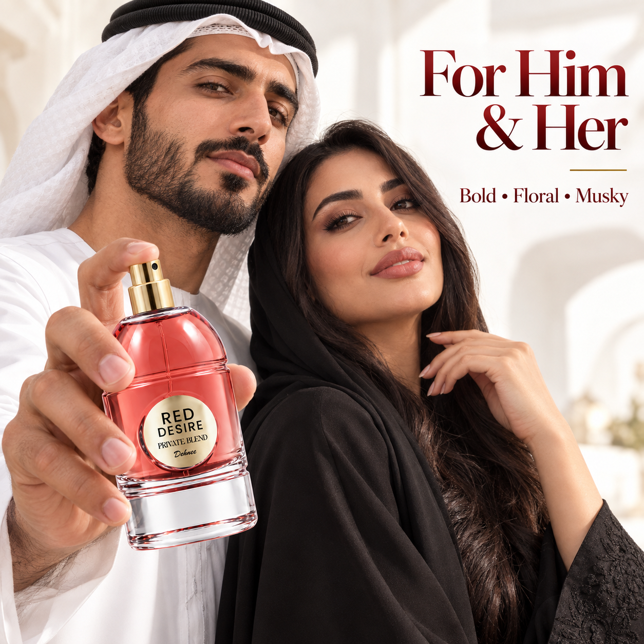 Red Desire Eau de Parfum – Fruity Floral Heat with Musky Depth