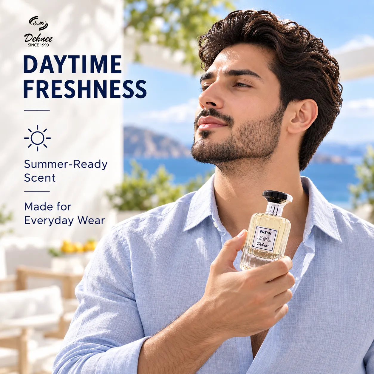 Fresh Eau de Parfum 100ml | Citrus Pineapple Men's Perfume | Dehnee UAE