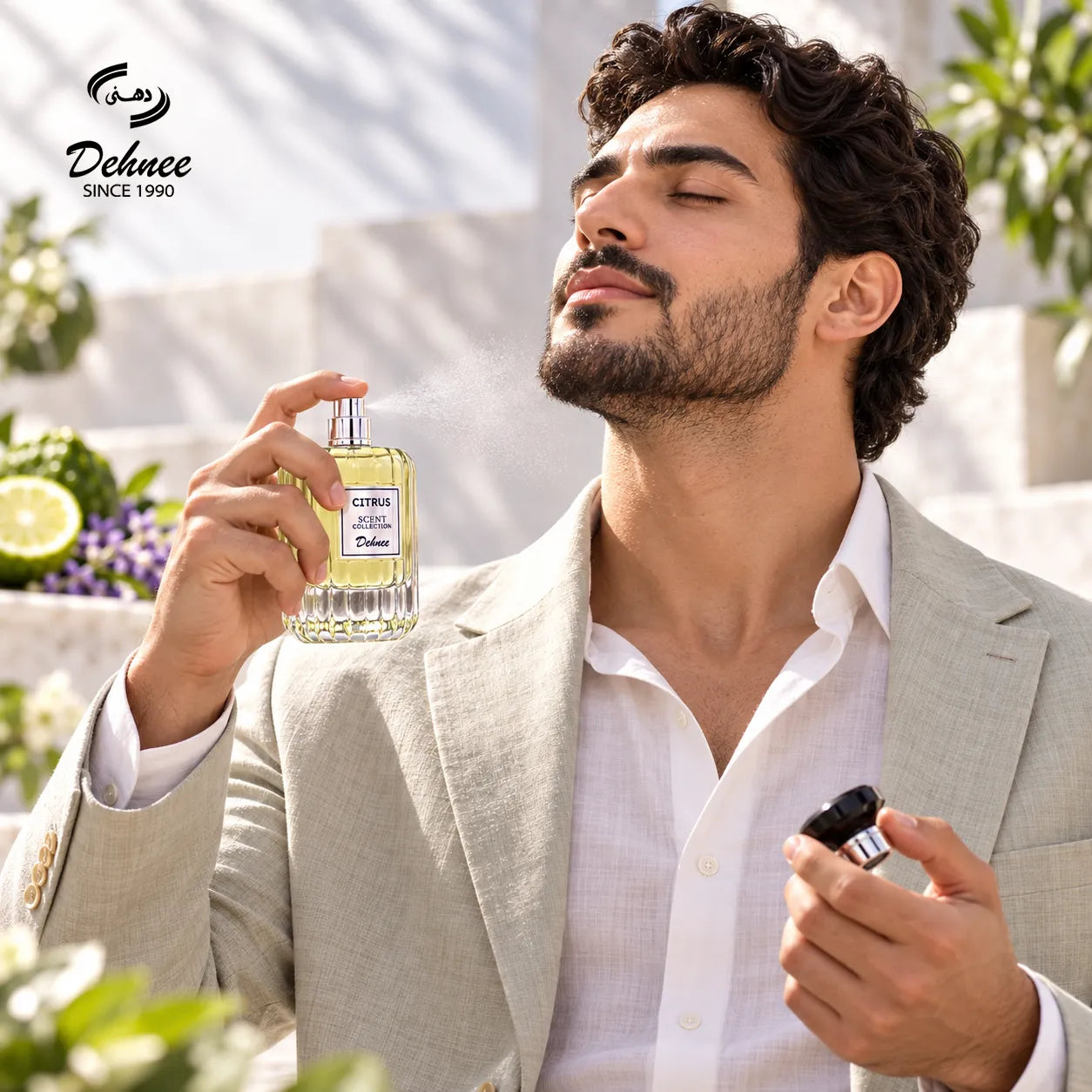 Citrus Eau de Parfum 100ml | Bergamot Lavender Men's Cologne | Dehnee UAE