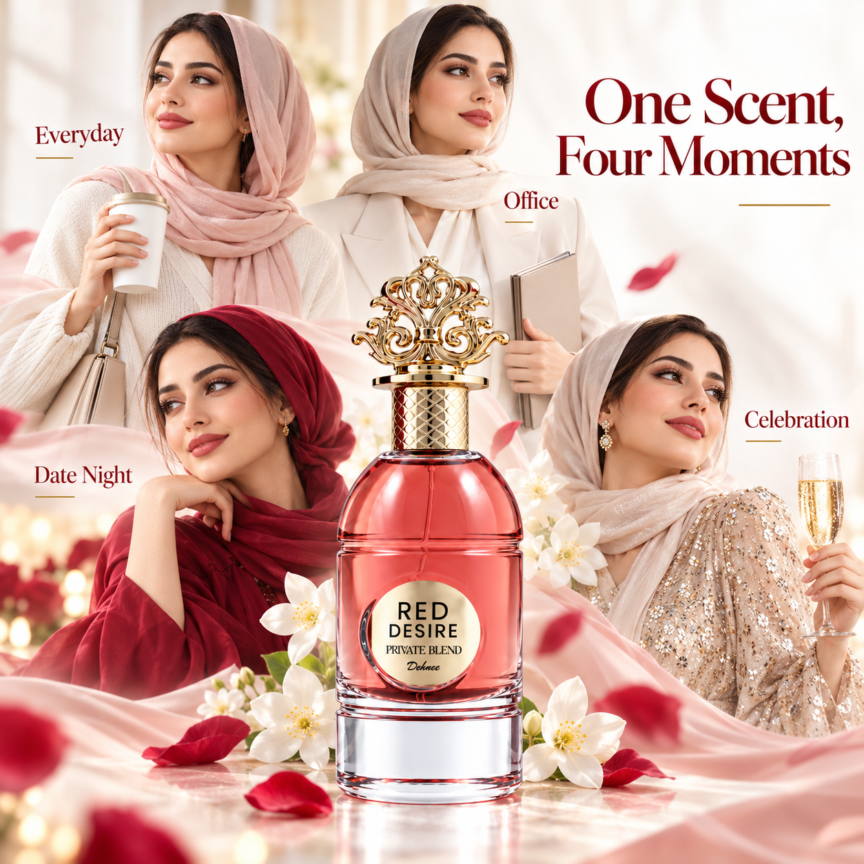 Red Desire Eau de Parfum – Fruity Floral Heat with Musky Depth