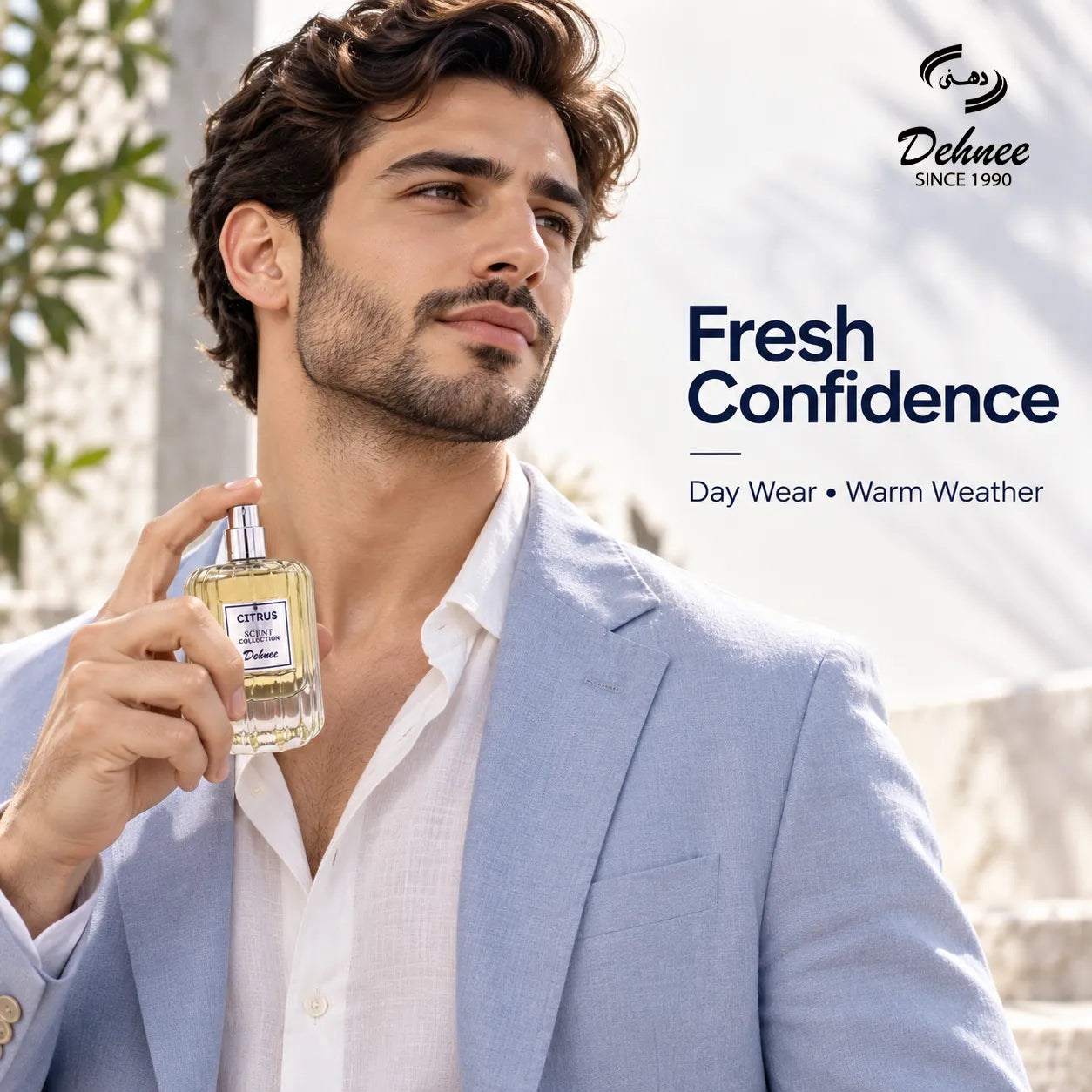 Citrus Eau de Parfum 100ml | Bergamot Lavender Men's Cologne | Dehnee UAE