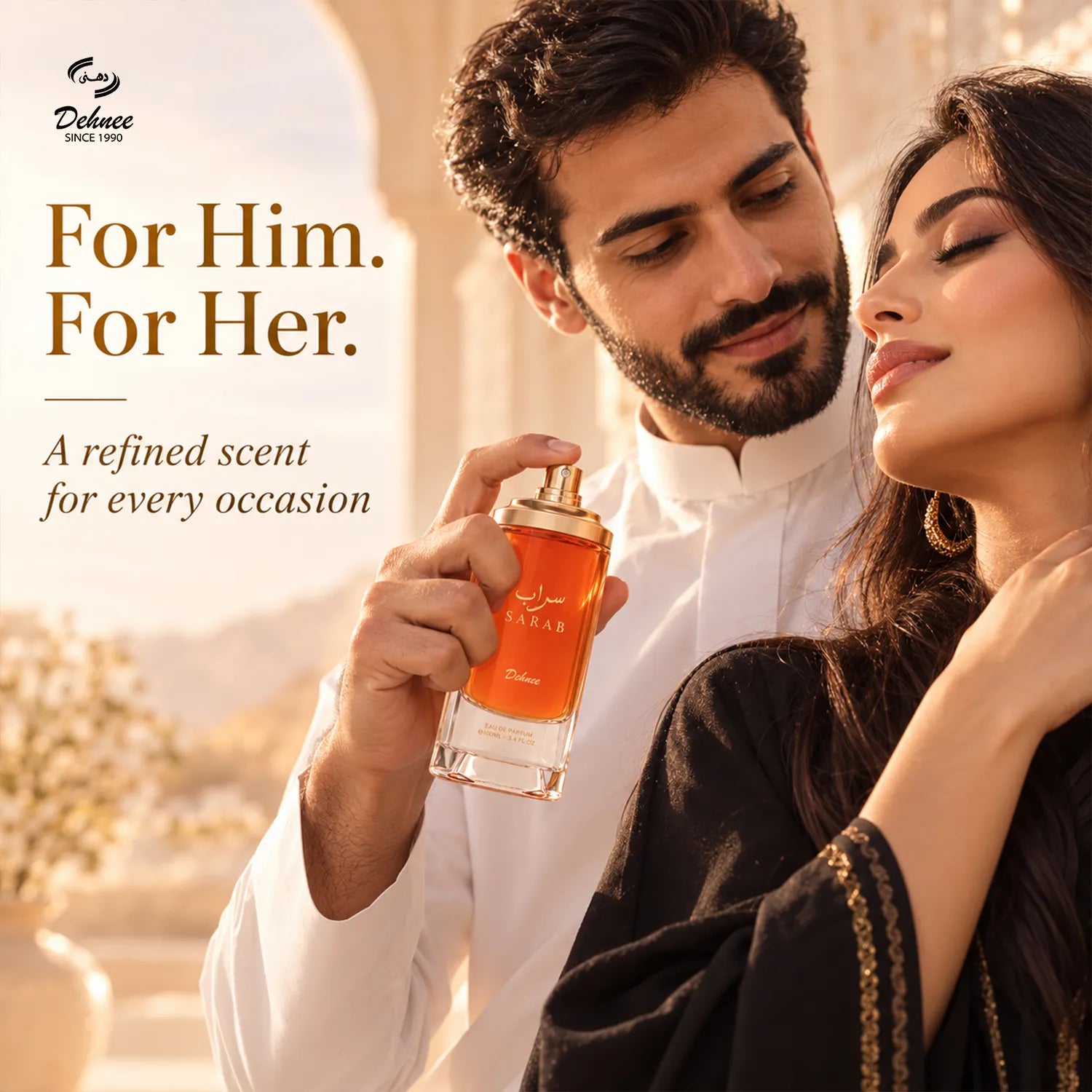 SARAB Eau de Parfum 100ml – Refined Unisex Warm Floral & Musky Fragrance