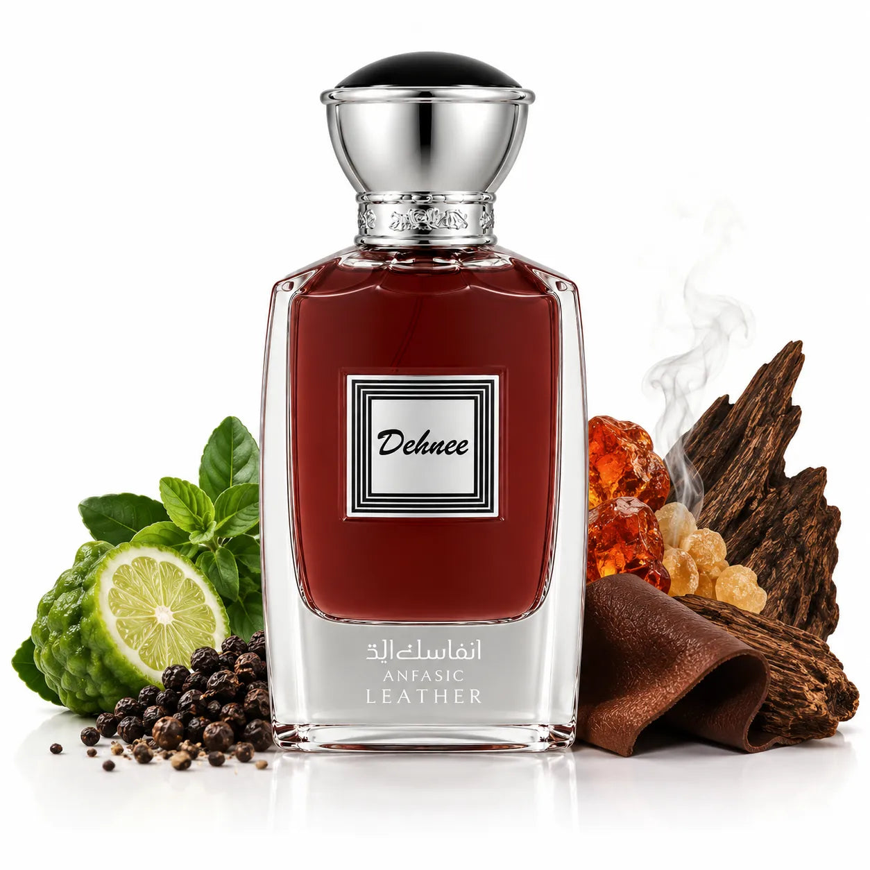 Anfasic Leather Eau de Parfum – Smoky Incense, Leather & Oud Signature Scent