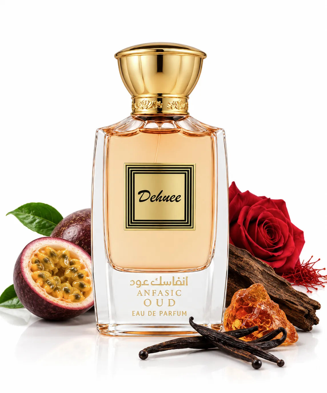 Anfasic Oud Eau de Parfum – Fruity Oud, Saffron & Amber Luxury
