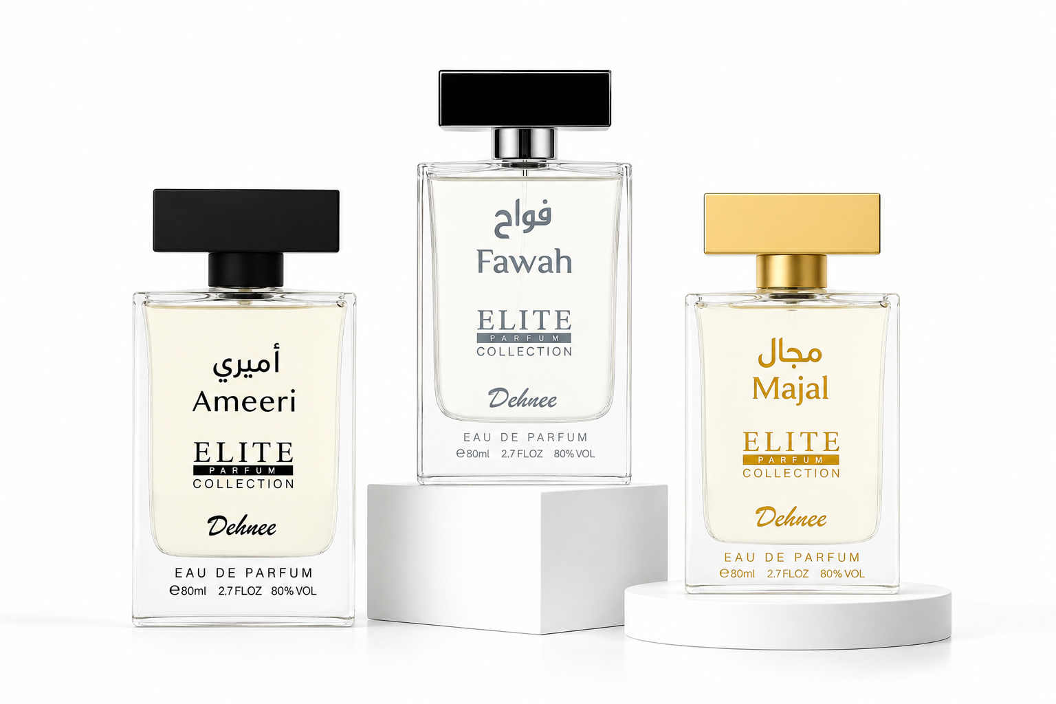 Elite Collection Combo Pack | Ameeri, Fawah & Majal Luxury Perfume Set