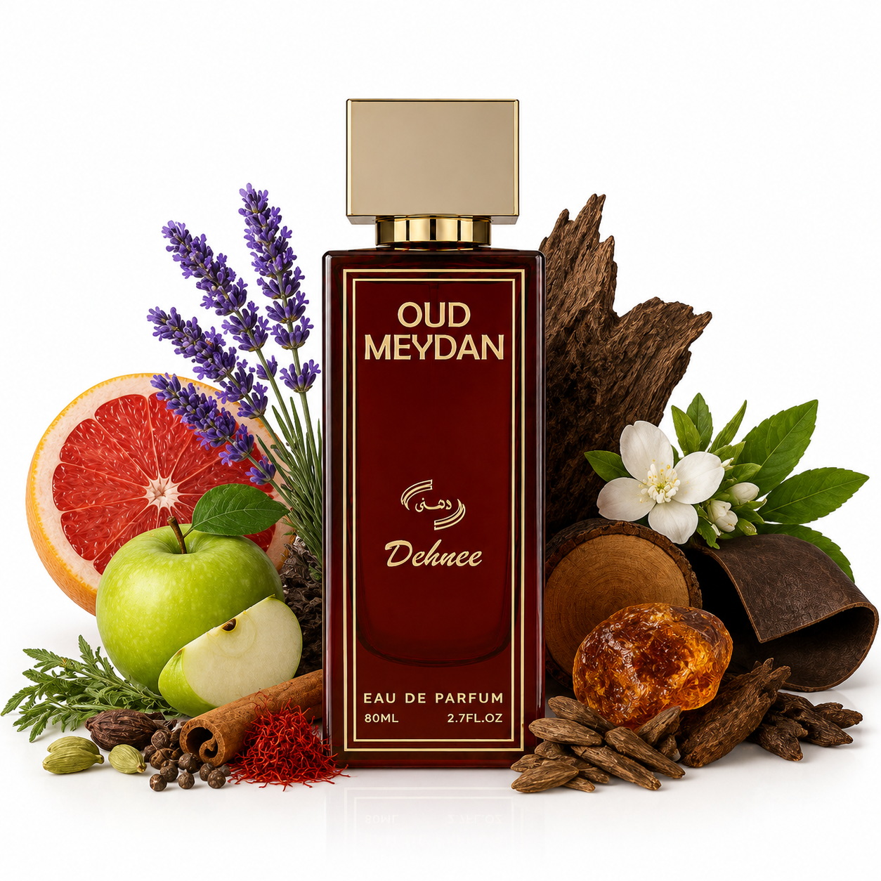 Dehnee Oud Maydan Eau de Parfum 80ml – Luxury Unisex Fragrance with a Rich, Warm & Sophisticated Oud Scent